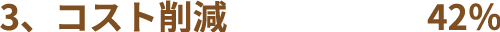 コスト削減